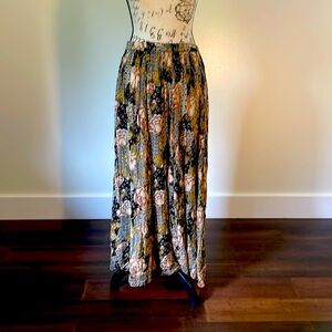 VTG 90s Floral Maxi Skirt